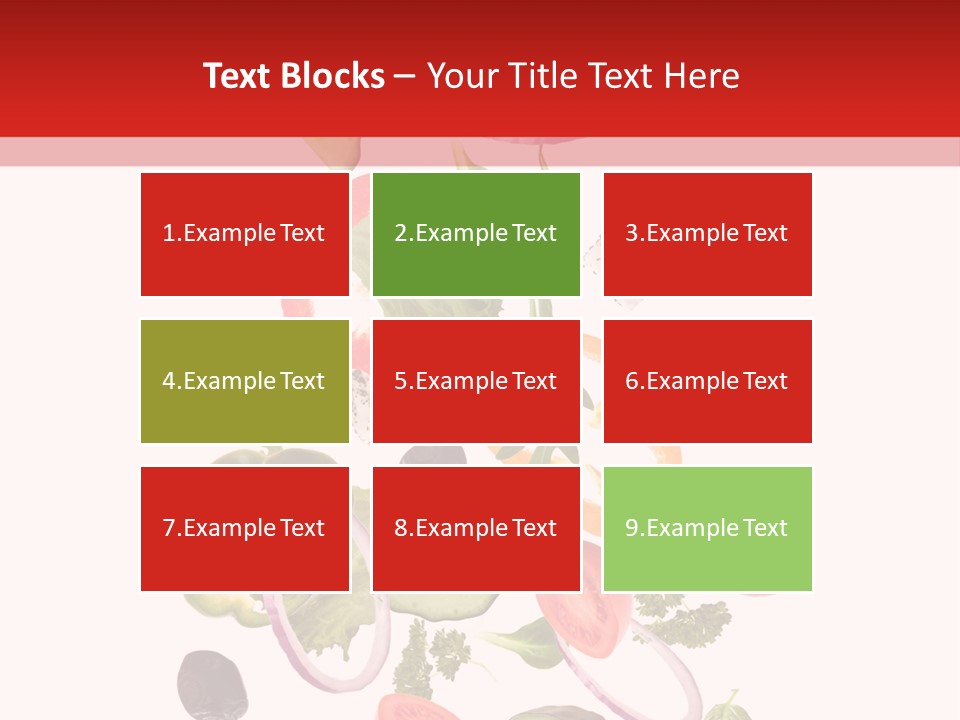 Eat Vegetable Fresh PowerPoint Template