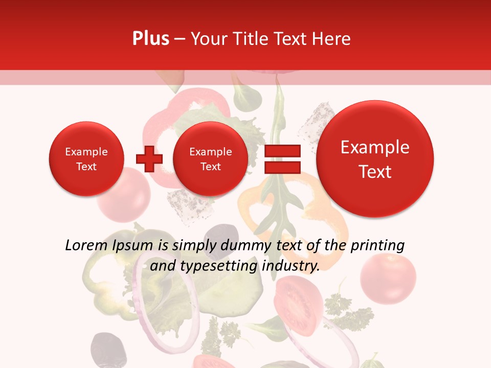 Eat Vegetable Fresh PowerPoint Template