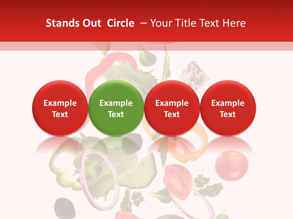Eat Vegetable Fresh PowerPoint Template