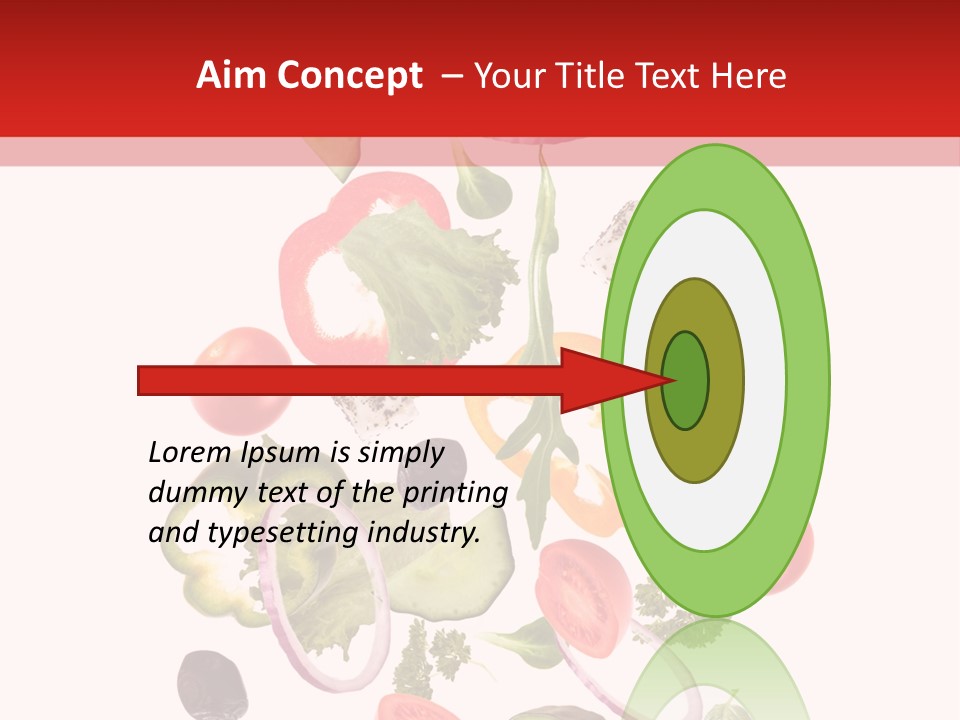 Eat Vegetable Fresh PowerPoint Template