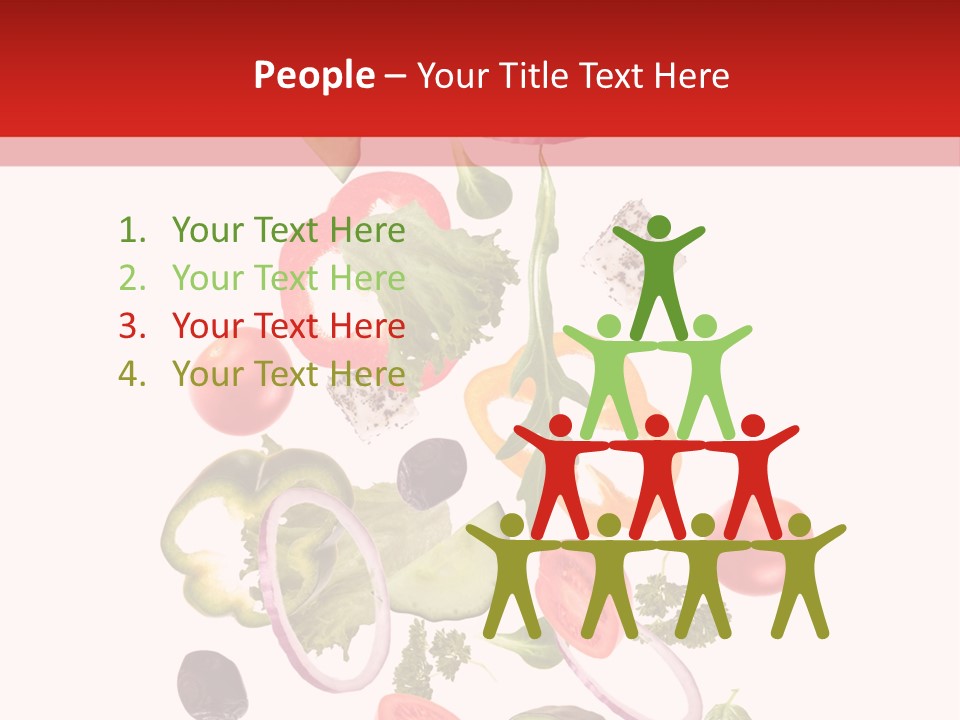 Eat Vegetable Fresh PowerPoint Template