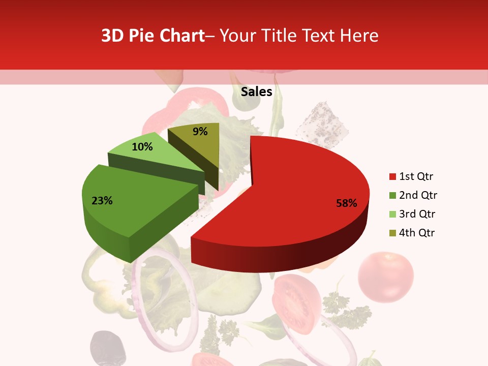 Eat Vegetable Fresh PowerPoint Template