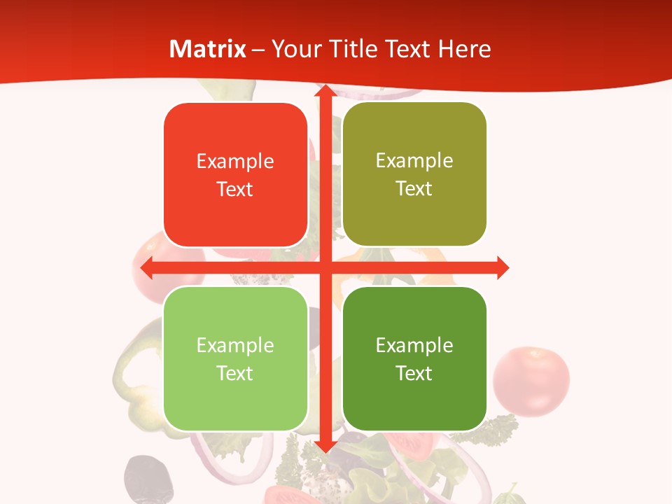 Line Nutritious Close Up PowerPoint Template