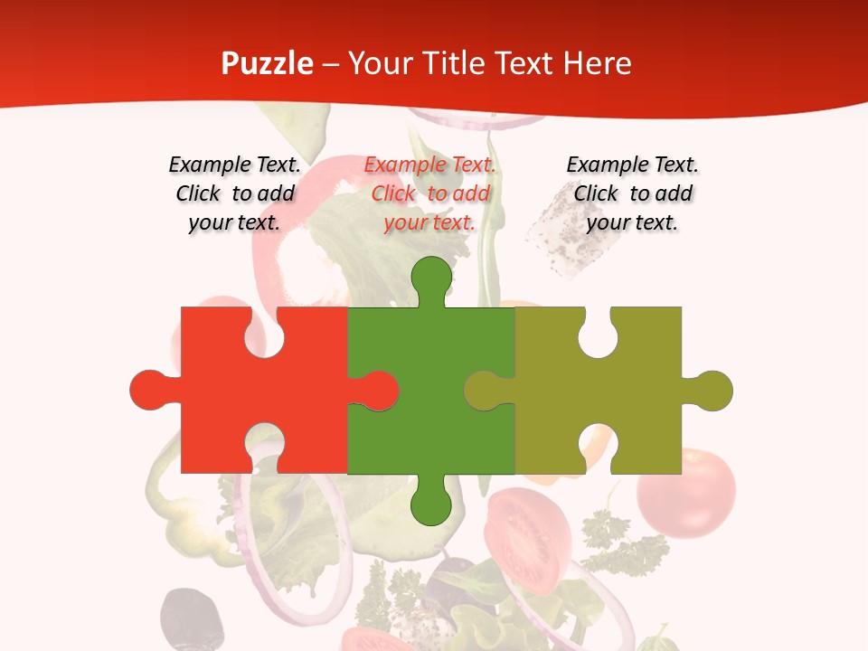 Line Nutritious Close Up PowerPoint Template