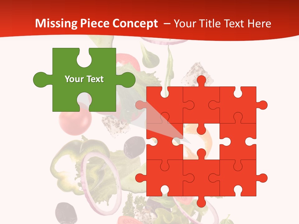 Line Nutritious Close Up PowerPoint Template