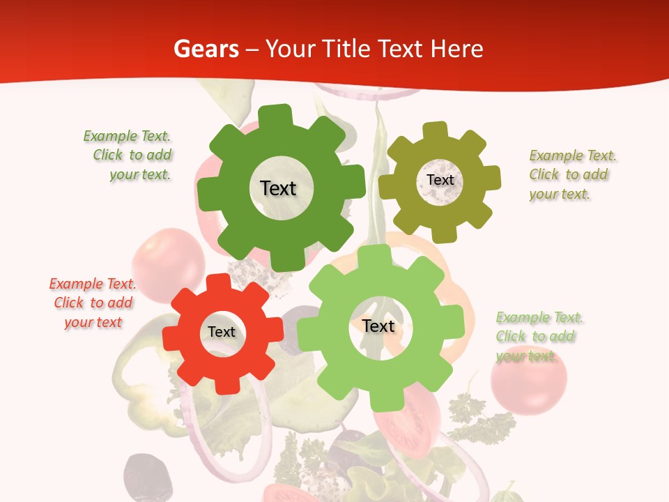 Line Nutritious Close Up PowerPoint Template