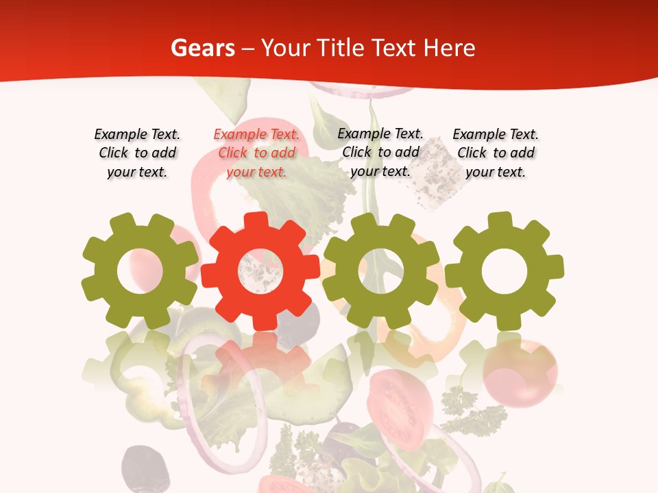 Line Nutritious Close Up PowerPoint Template