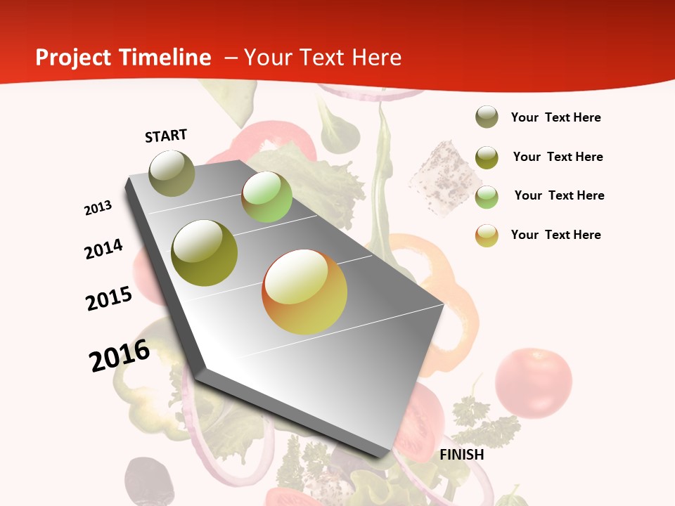 Line Nutritious Close Up PowerPoint Template