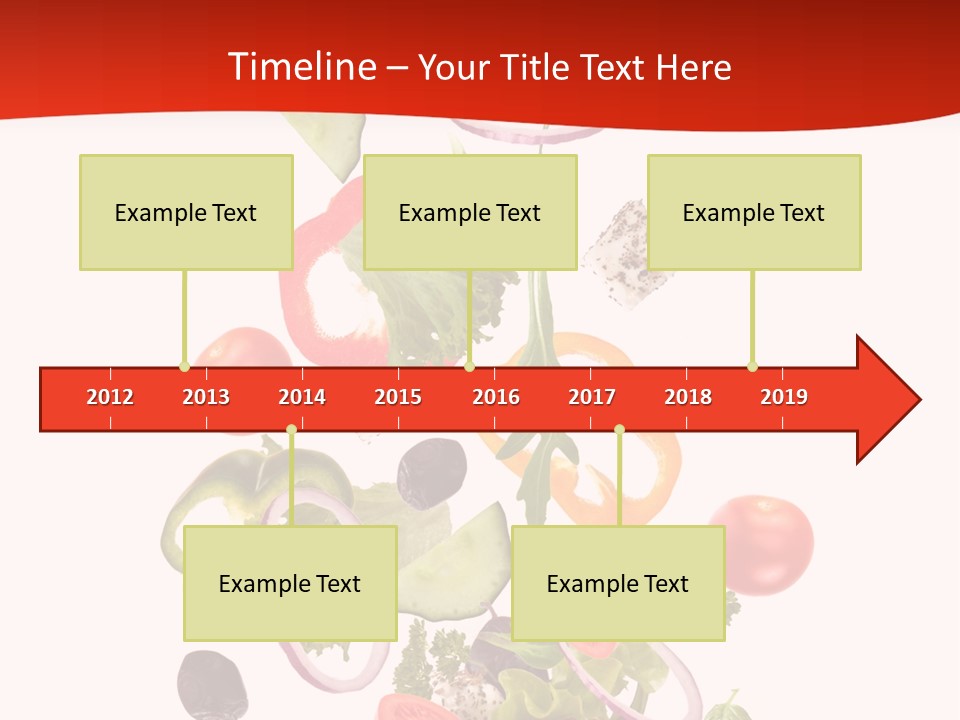 Line Nutritious Close Up PowerPoint Template