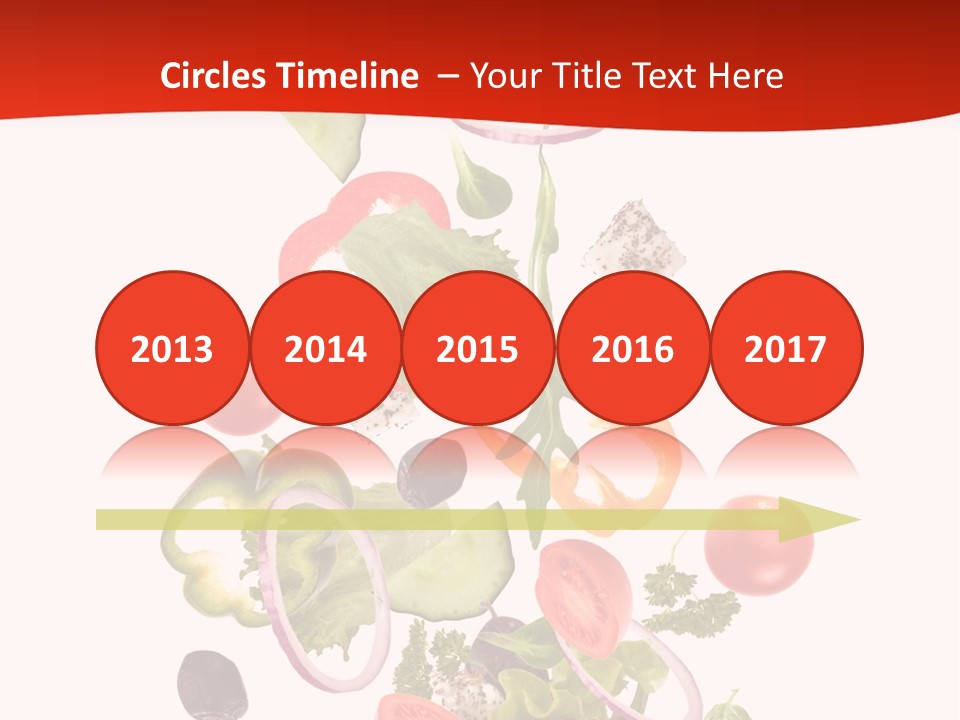 Line Nutritious Close Up PowerPoint Template