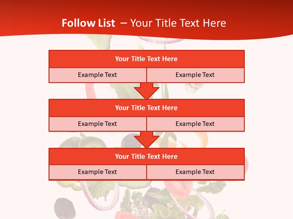 Line Nutritious Close Up PowerPoint Template