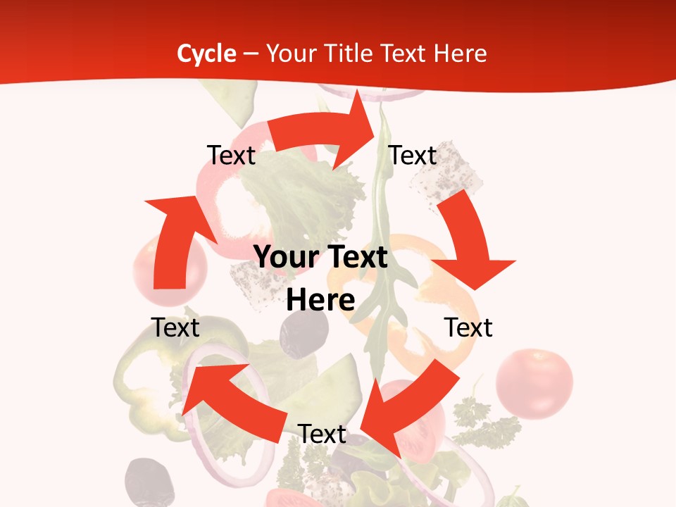 Line Nutritious Close Up PowerPoint Template