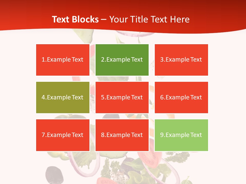 Line Nutritious Close Up PowerPoint Template