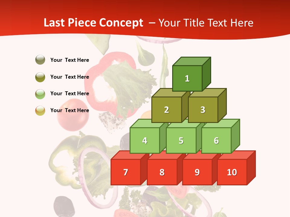 Line Nutritious Close Up PowerPoint Template
