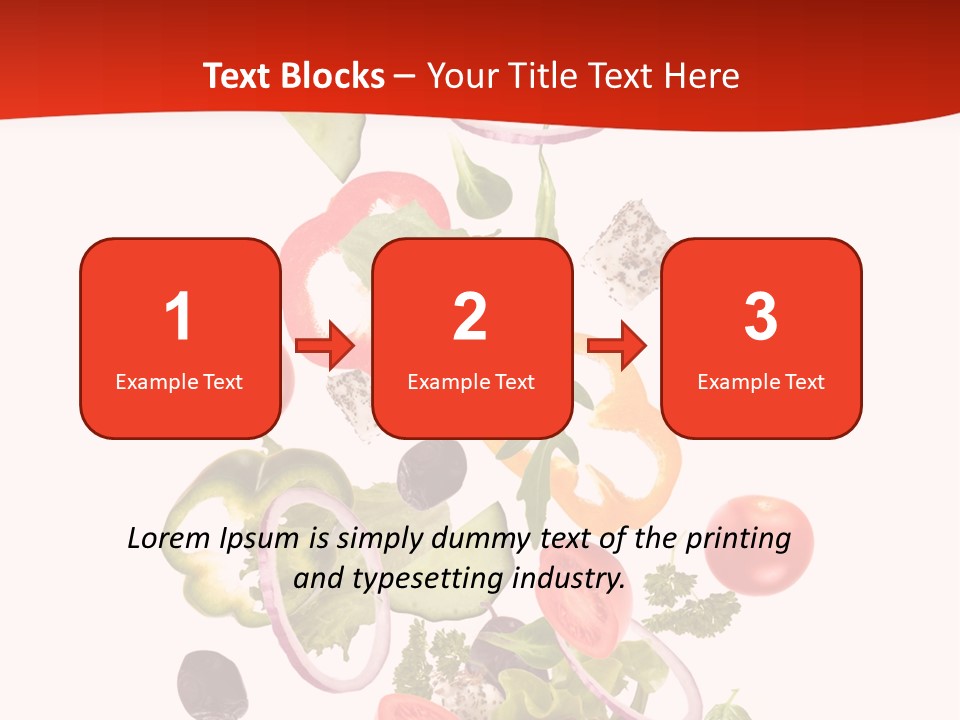 Line Nutritious Close Up PowerPoint Template