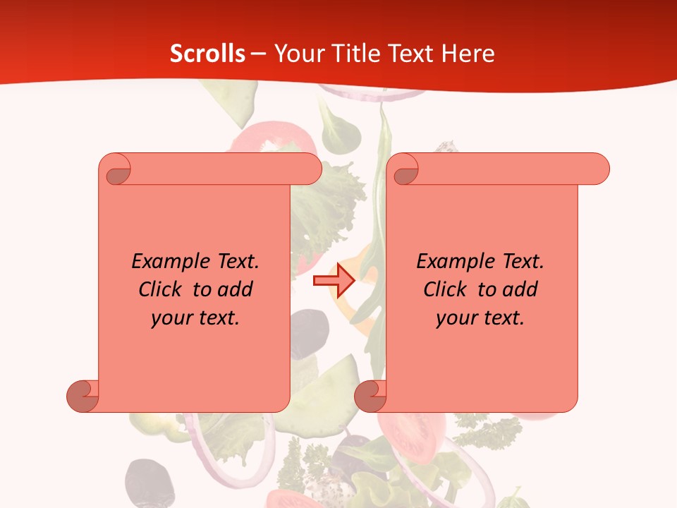 Line Nutritious Close Up PowerPoint Template