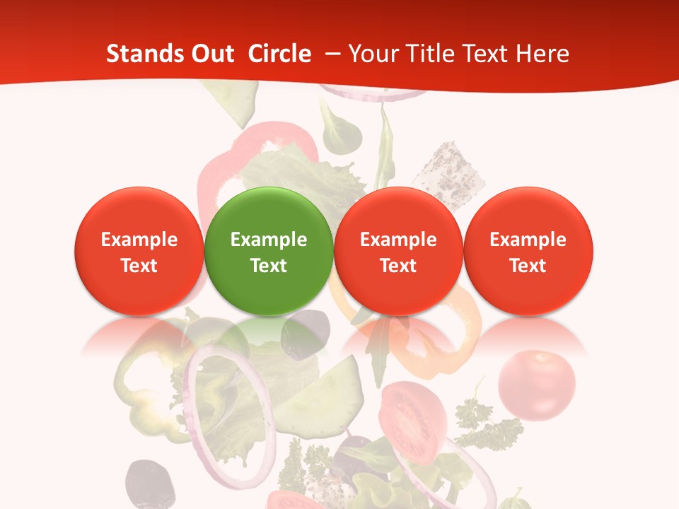 Line Nutritious Close Up PowerPoint Template