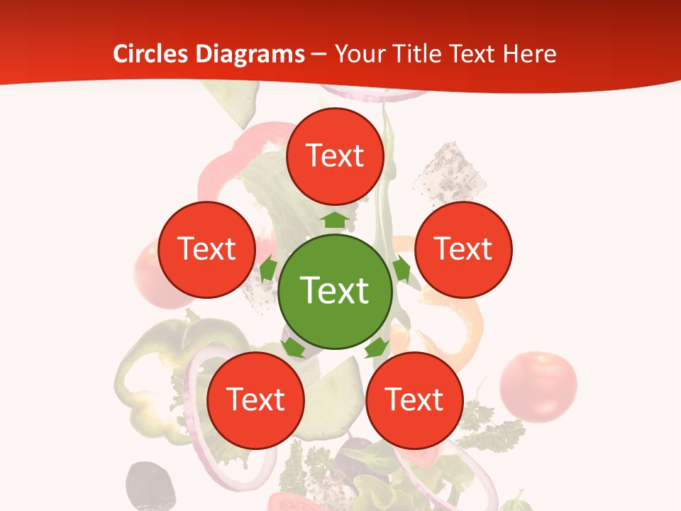 Line Nutritious Close Up PowerPoint Template