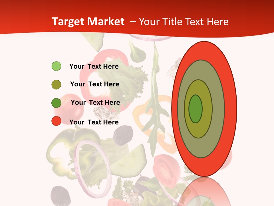 Line Nutritious Close Up PowerPoint Template