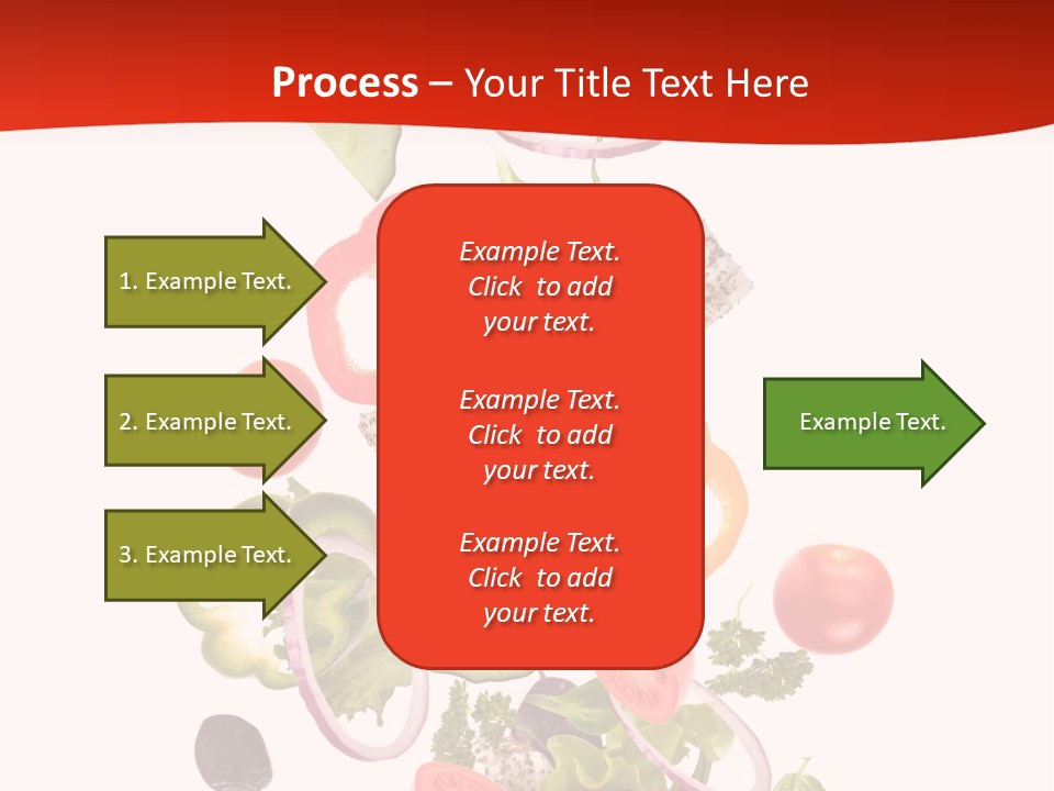 Line Nutritious Close Up PowerPoint Template
