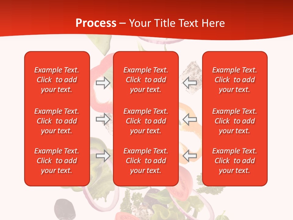 Line Nutritious Close Up PowerPoint Template