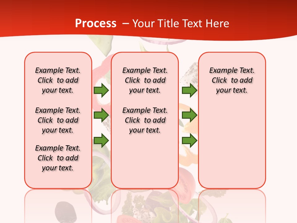 Line Nutritious Close Up PowerPoint Template