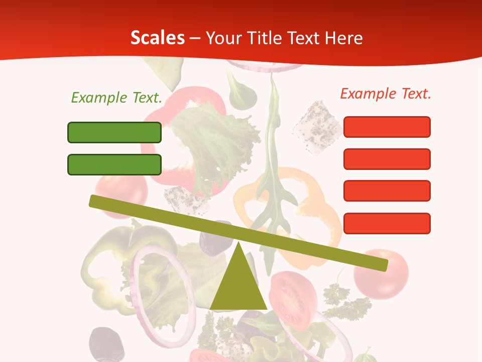 Line Nutritious Close Up PowerPoint Template