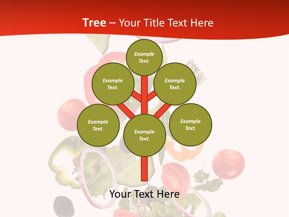 Line Nutritious Close Up PowerPoint Template