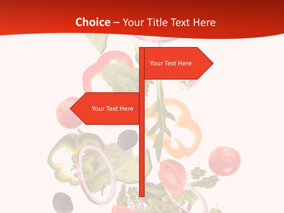 Line Nutritious Close Up PowerPoint Template