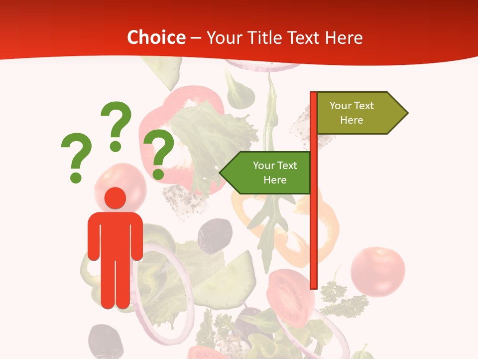 Line Nutritious Close Up PowerPoint Template