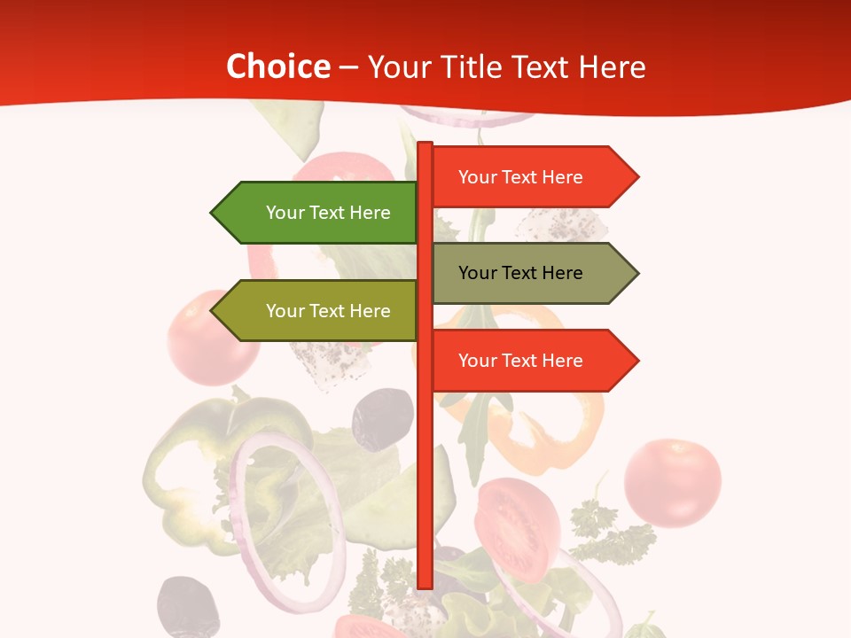 Line Nutritious Close Up PowerPoint Template