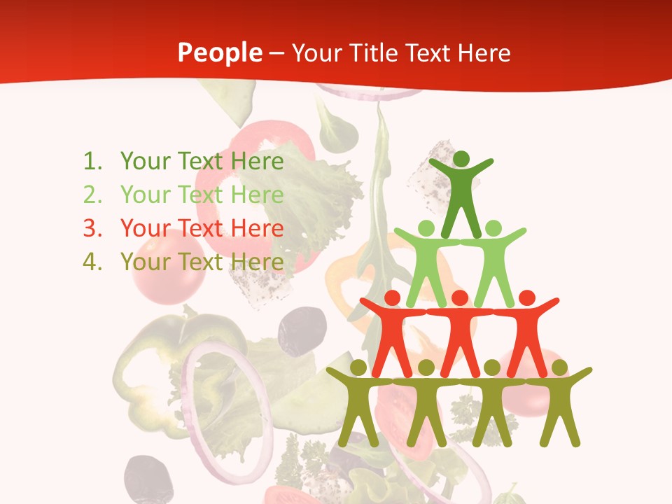 Line Nutritious Close Up PowerPoint Template