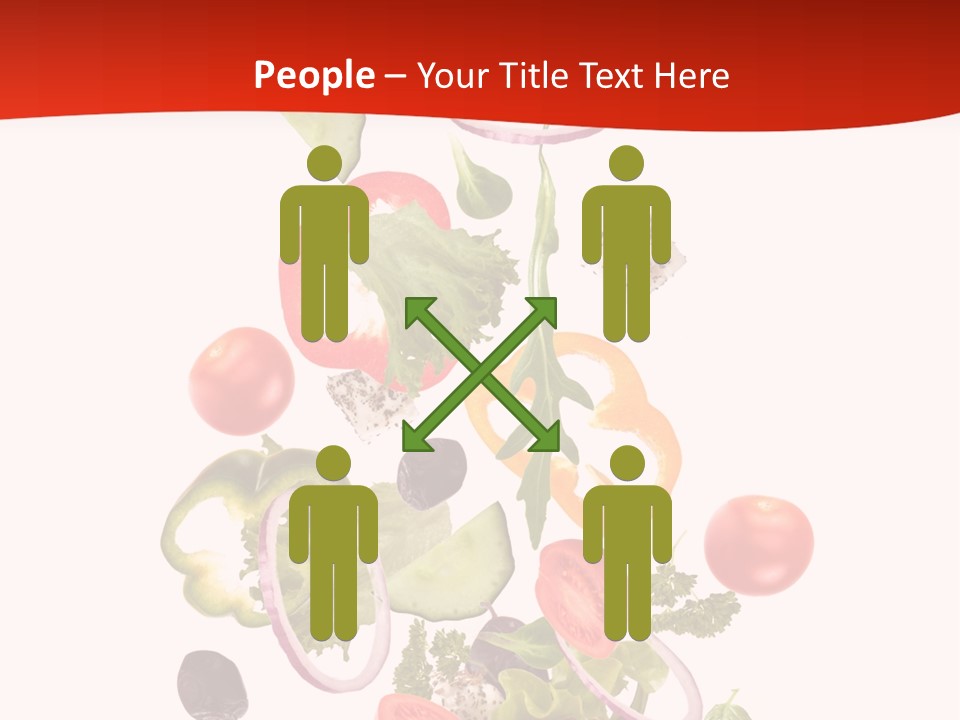 Line Nutritious Close Up PowerPoint Template