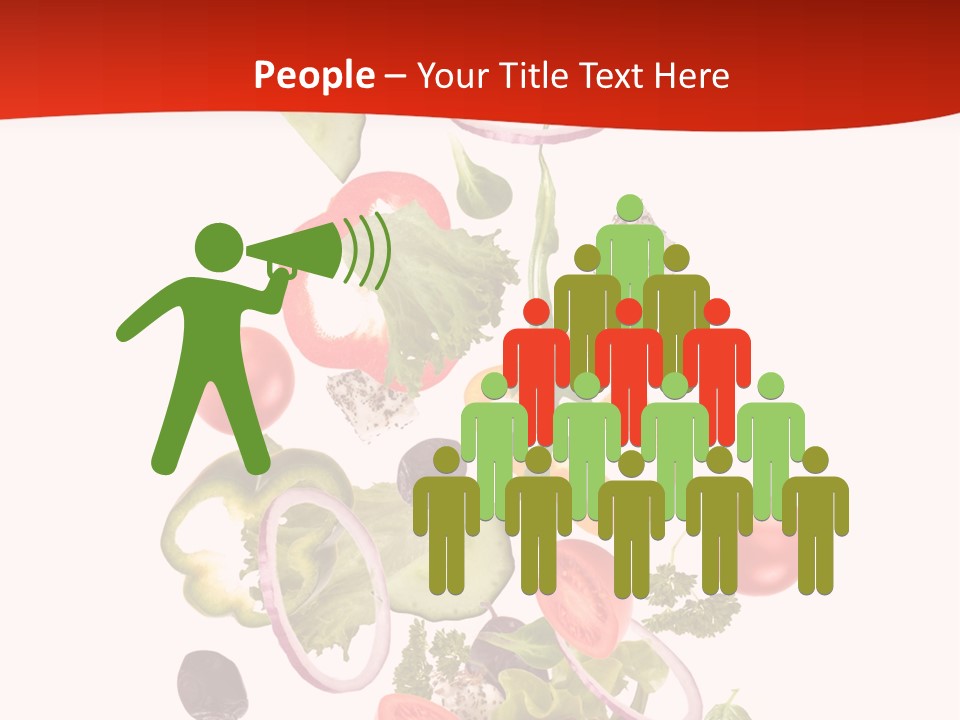 Line Nutritious Close Up PowerPoint Template