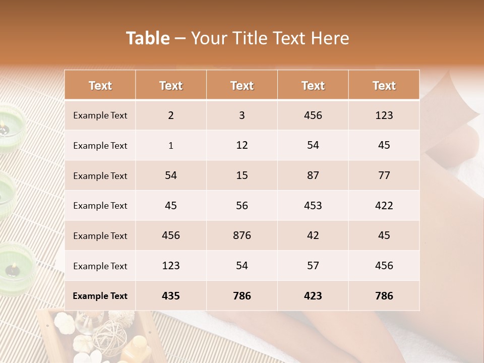 Holistic Spa Hygiene PowerPoint Template
