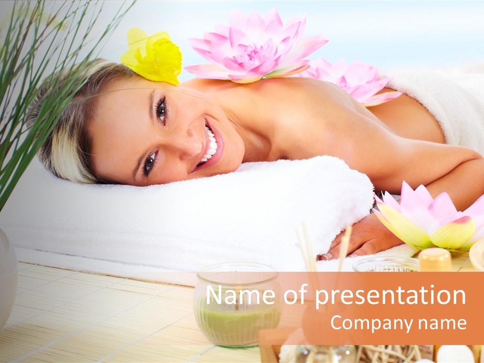 Health Woman Lady PowerPoint Template