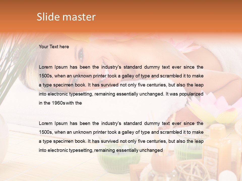 Health Woman Lady PowerPoint Template