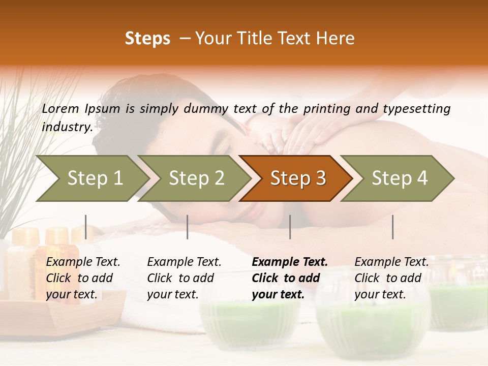Hygiene Massage Enjoy PowerPoint Template