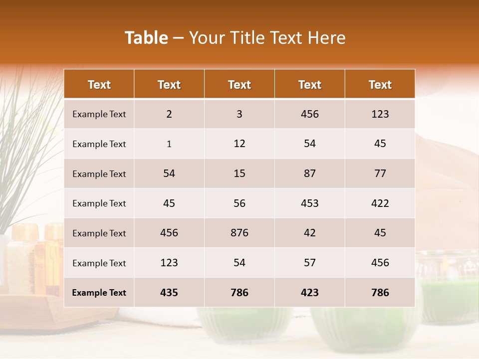 Hygiene Massage Enjoy PowerPoint Template