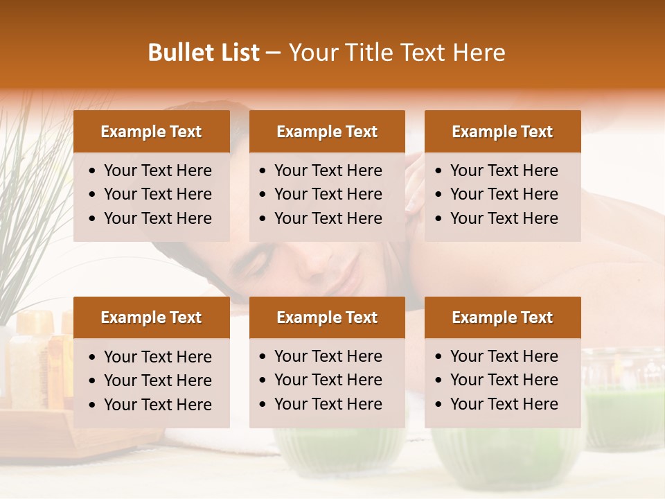 Hygiene Massage Enjoy PowerPoint Template