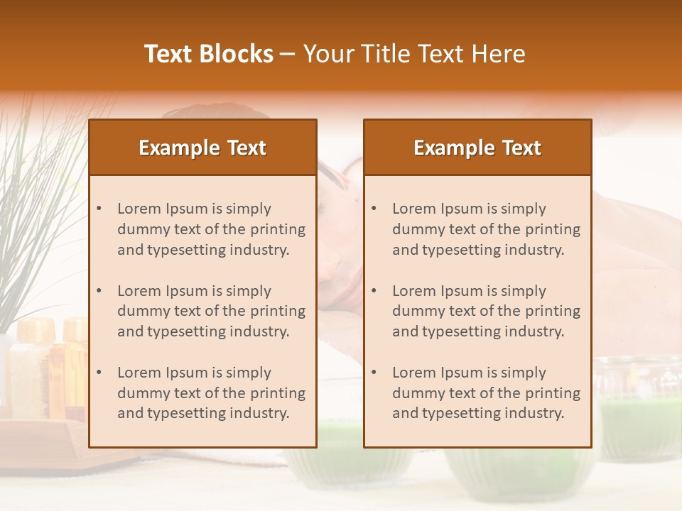 Hygiene Massage Enjoy PowerPoint Template