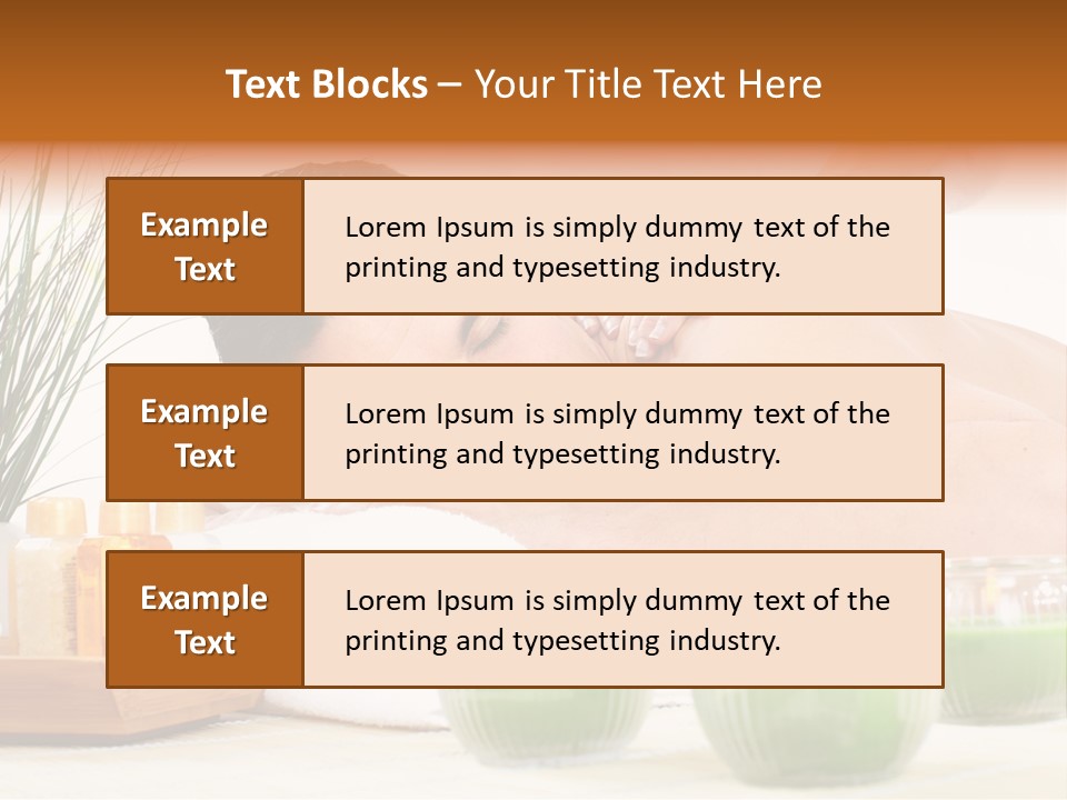 Hygiene Massage Enjoy PowerPoint Template