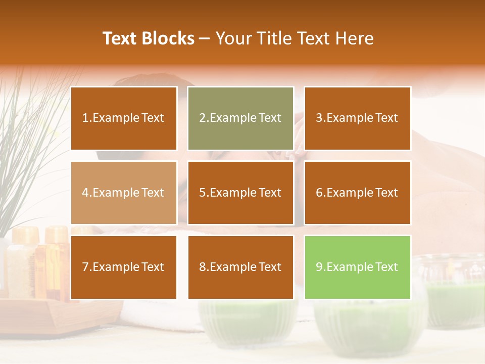 Hygiene Massage Enjoy PowerPoint Template