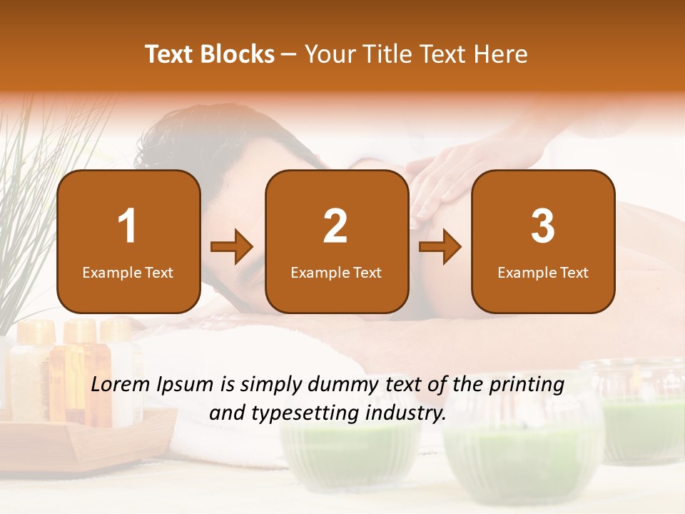 Hygiene Massage Enjoy PowerPoint Template