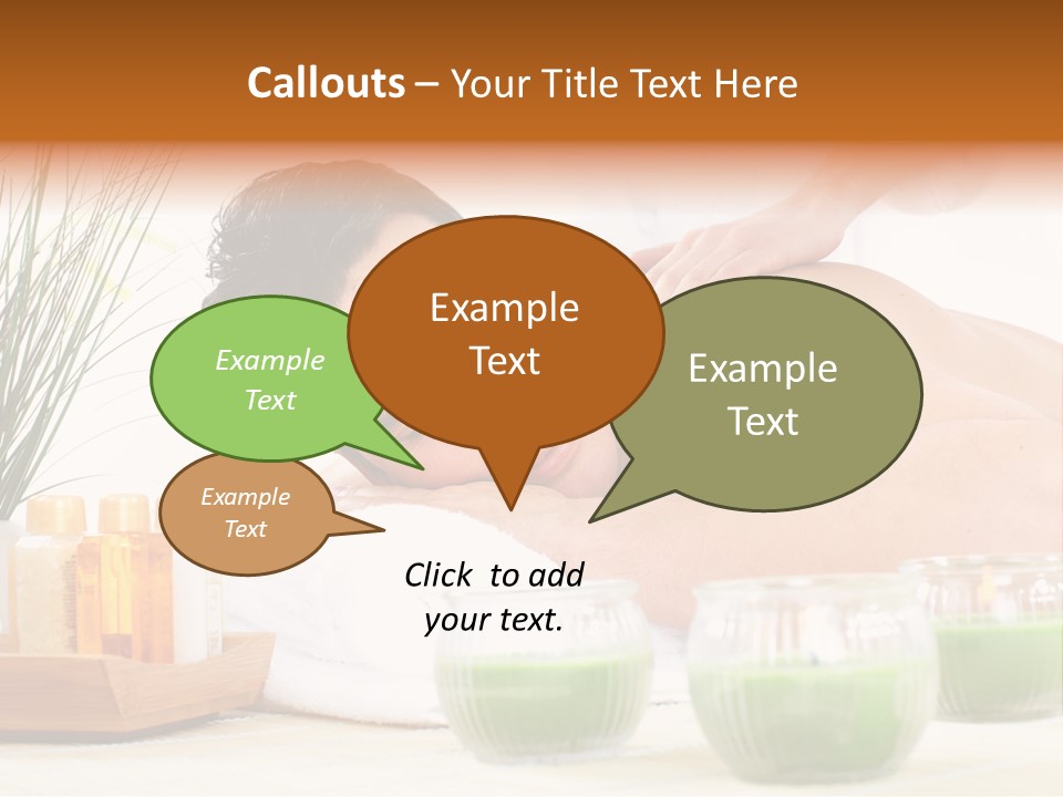 Hygiene Massage Enjoy PowerPoint Template