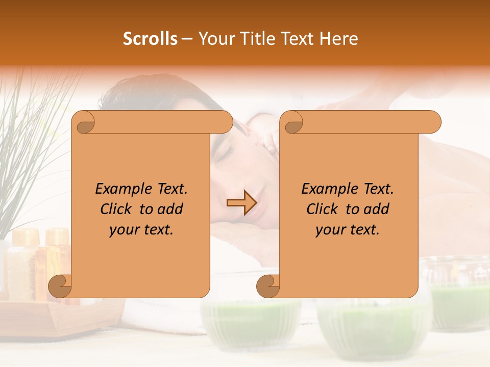 Hygiene Massage Enjoy PowerPoint Template