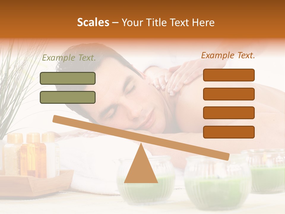 Hygiene Massage Enjoy PowerPoint Template