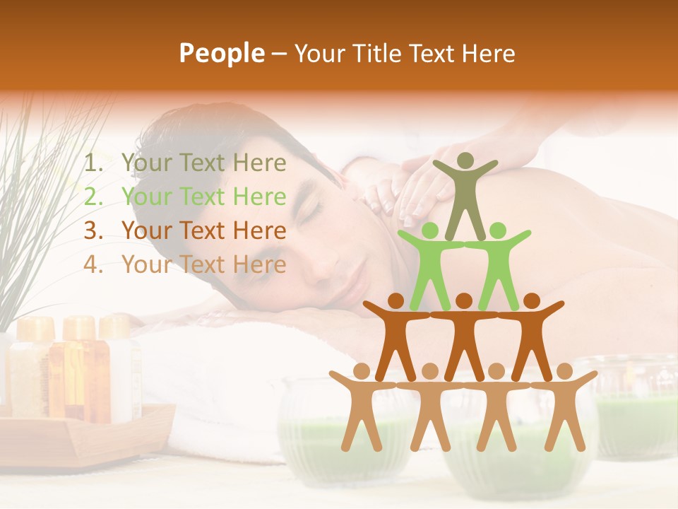 Hygiene Massage Enjoy PowerPoint Template