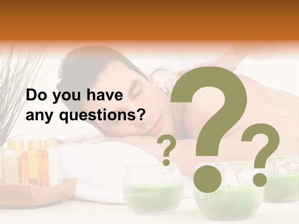 Hygiene Massage Enjoy PowerPoint Template