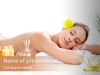 Relaxation Human Skin PowerPoint Template